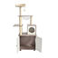 Leeby Luna árbol rascador con mueble para gatos, , large indicador imagen numero 6