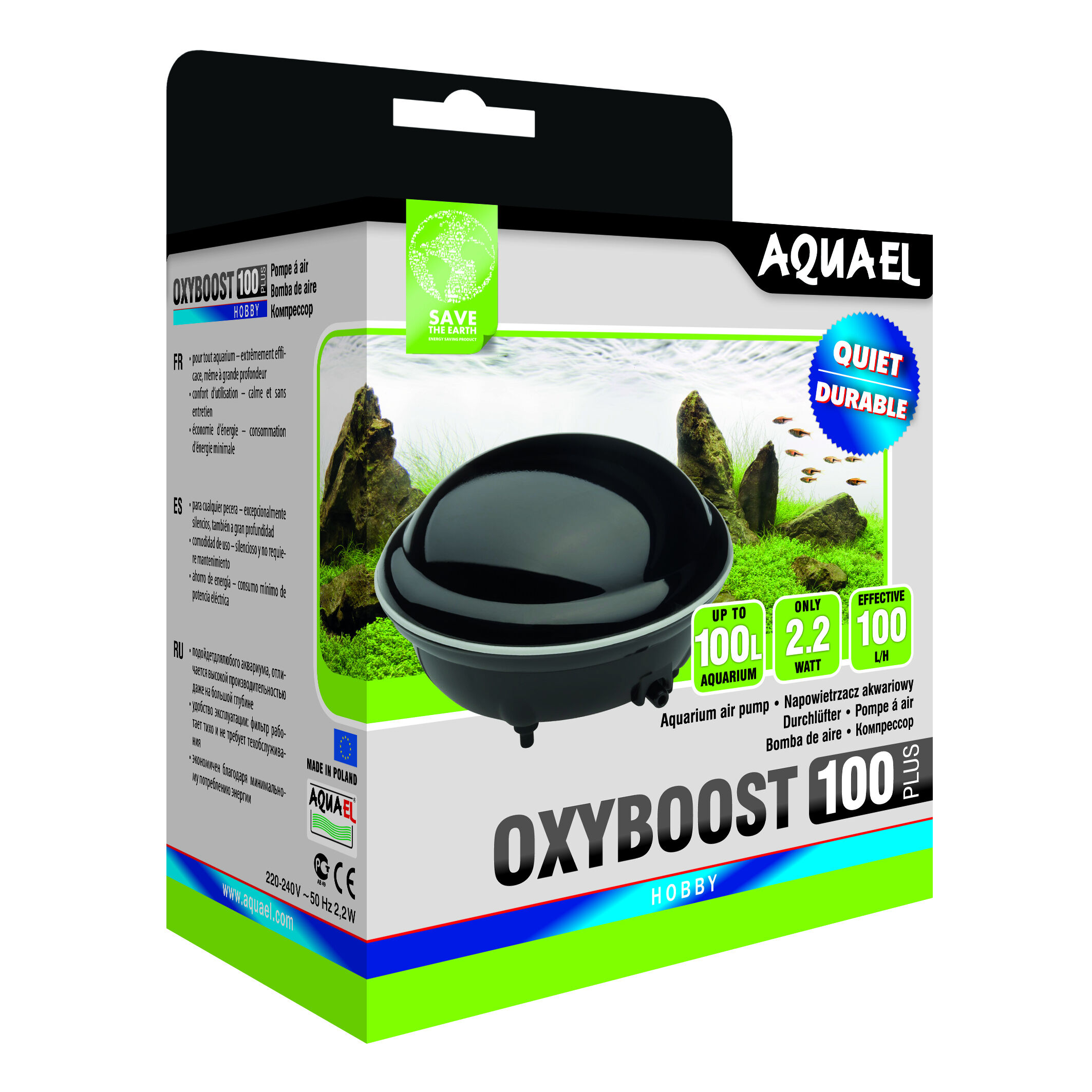 AQUAEL COMPRESOR OXYBOOST APR (300 PLUS 2 SALIDAS), , large Imagen numero 2