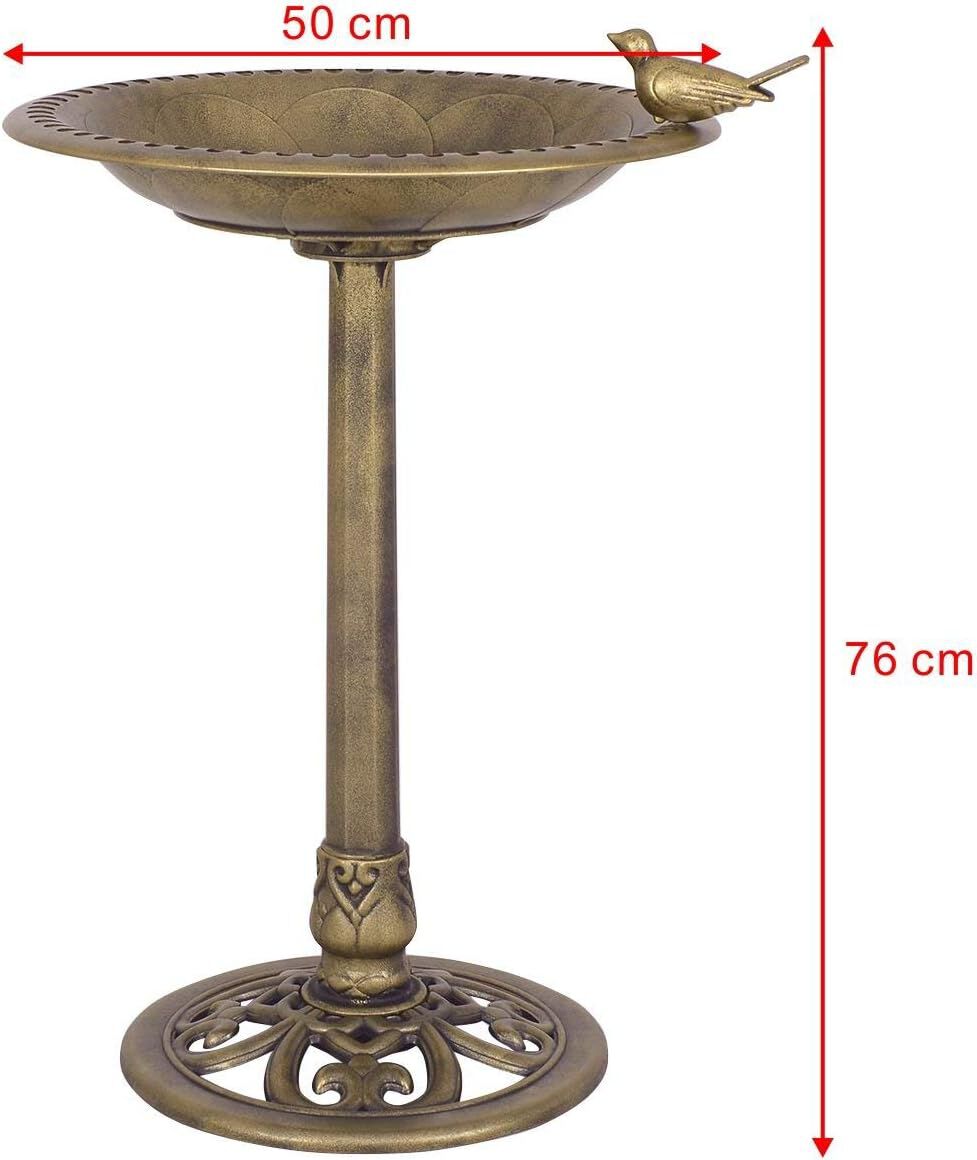 COSTWAY Comedero para P&aacute;jaros de Pie 50x76 cm Estaci&oacute;n de Alimentaci&oacute;n de Aves para Jard&iacute;n Decoraci&oacute;n Exterior, , large Imagen numero 2