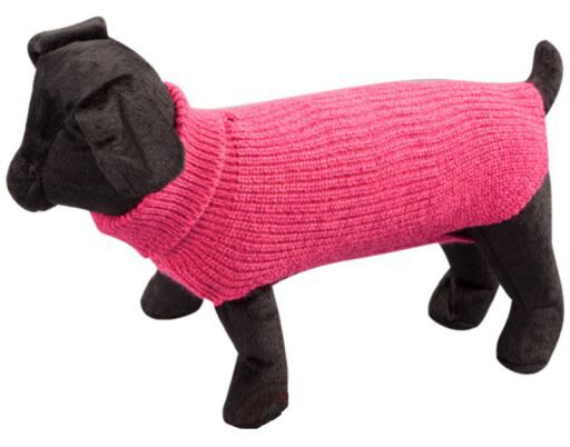 Arppe Sander liso de punto fucsia jersey perros Imagen numero 1