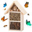 Nobleza - Hotel de Insectos, Casa para Insectos en Madera Natural para Abejas, Observatorio de Insectos, Madera  L - 26*10.5*30.5CM(1), , large indicador imagen numero 6
