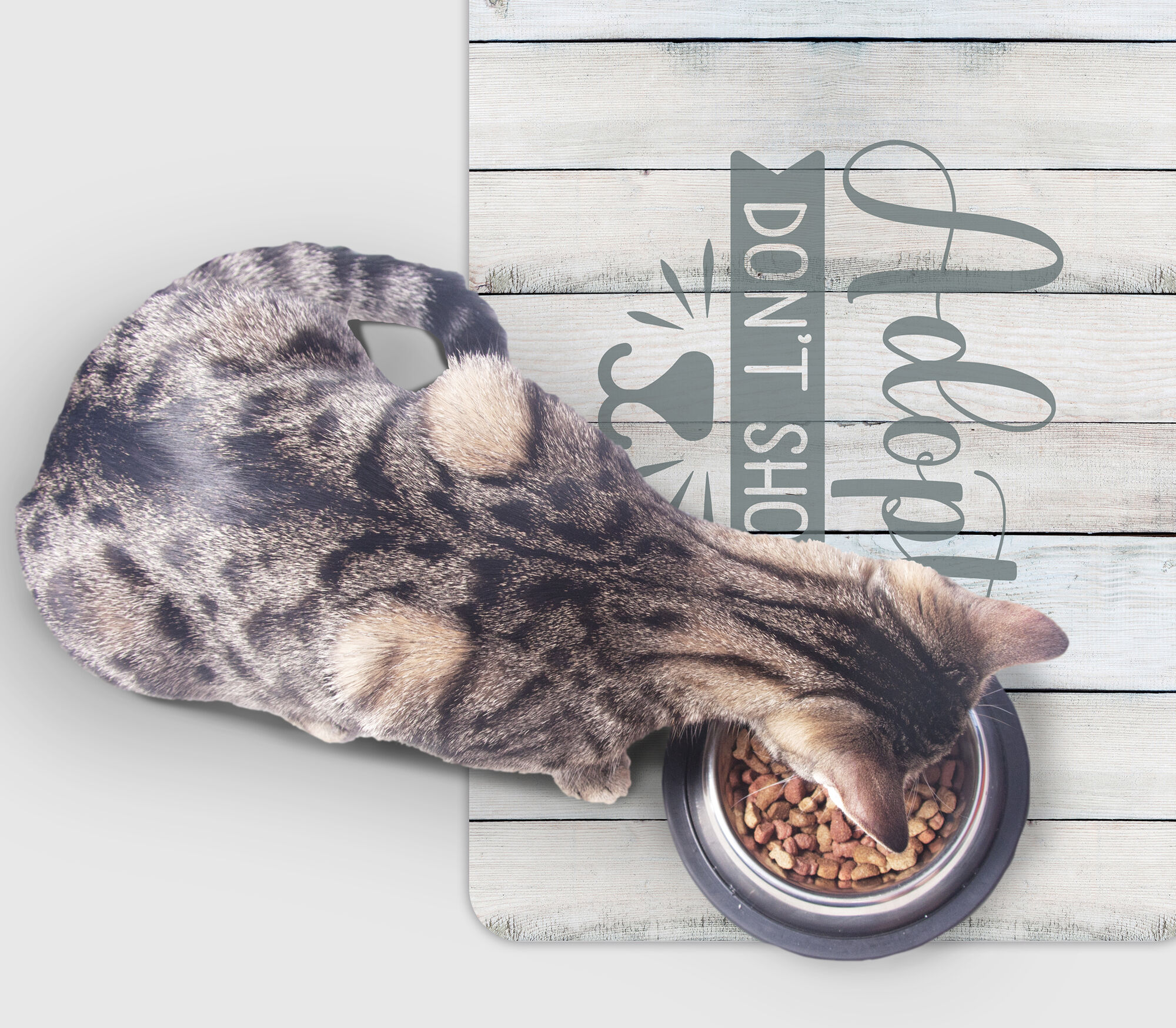 VINILIKO, alfombra de vinilo mascotas, Adopta, no compres 48x75 cm, , large Imagen numero 5