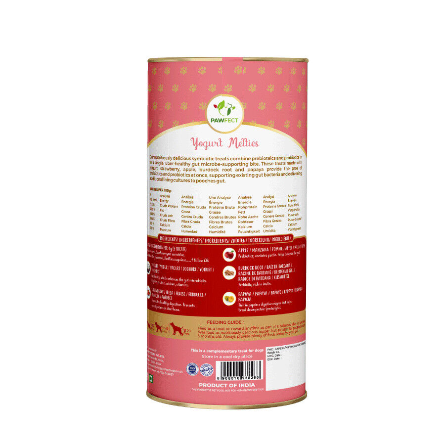 Golosinas prebi&oacute;ticas y probi&oacute;ticas para perros: fresa y yogur (38 g/1,34 oz), , large Imagen numero 2