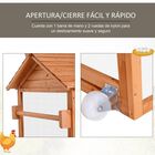Gallinero integrado Run PawHut color Madera, , large image number null