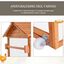 Gallinero integrado Run PawHut color Madera, , large indicador imagen numero 4