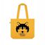 Animal totem bolso tote bag de tela lobo amarillo, , large indicador imagen numero 1