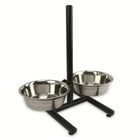 Pets collection comedero de metal plateado para mascotas, , large image number null