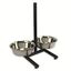 Pets collection comedero de metal plateado para mascotas, , large indicador imagen numero 2