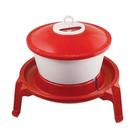 Bebedero Cubo de 6 litros para gallinas - Bebedero con Patas para Aves de Corral - Pl&aacute;stico Resistente