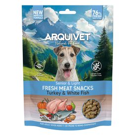 Snacks de carne fresca - Senior & Light (Pavo y pescado) - Fresh Meat Snacks 300gr.