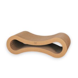 Althea Living - Rascador para Gatos con Forma de Infinito, cartón corrugado, reversible