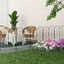 Outsunny Vallas para Jardín Negro, , large indicador imagen numero 2