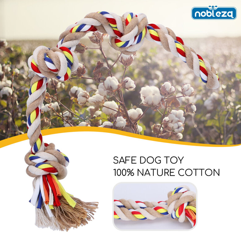 Nobleza - Cuerda de Juguete para Perros 100% algodón, , large image number null