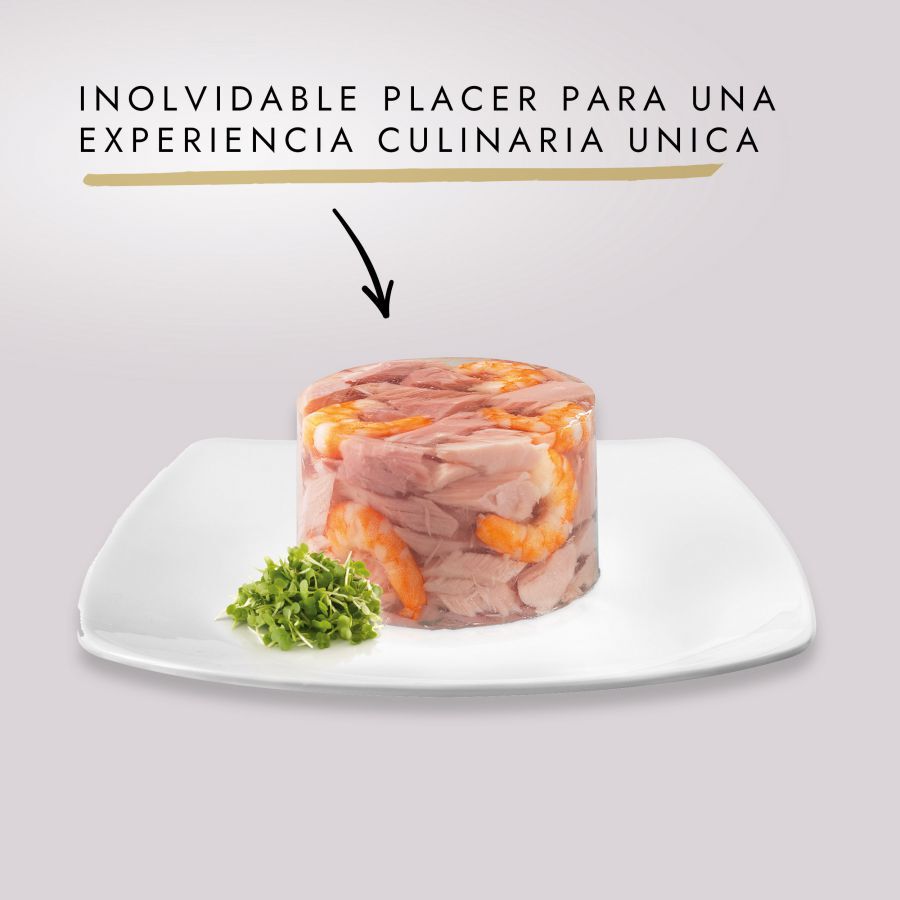 85 g Gourmet Diamant Filetes de At&uacute;n y Gambas en gelatina lata para gatos, , large Imagen numero 2