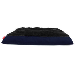 Gauty Cama Redonda impermeable azul y negro para Perros y Gatos