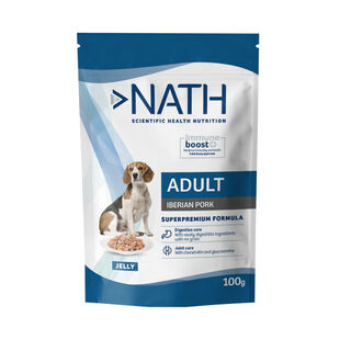 Nath Adult Cerdo Ibérico en Gelatina sobre para perros