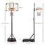 SPORTNOW Canasta de Baloncesto ajustable Amarilla para interior y exterior, , large indicador imagen numero 3