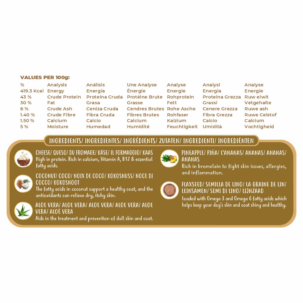 Golosinas funcionales para perros: cuidado de la piel (75 g/2,65 oz), , large Imagen numero 3