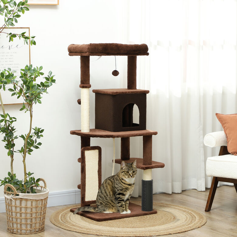 PawHut Árbol Marrón para Gatos thumbnail