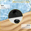 Outsunny Base de Sombrilla de 4 Piezas Rellenable de Agua 90 kg o Arena 130 kg Pesos para Base Cruzada de Parasol para Jardín Terraza Patio 98x98x13 cm Negro, , large indicador imagen numero 5