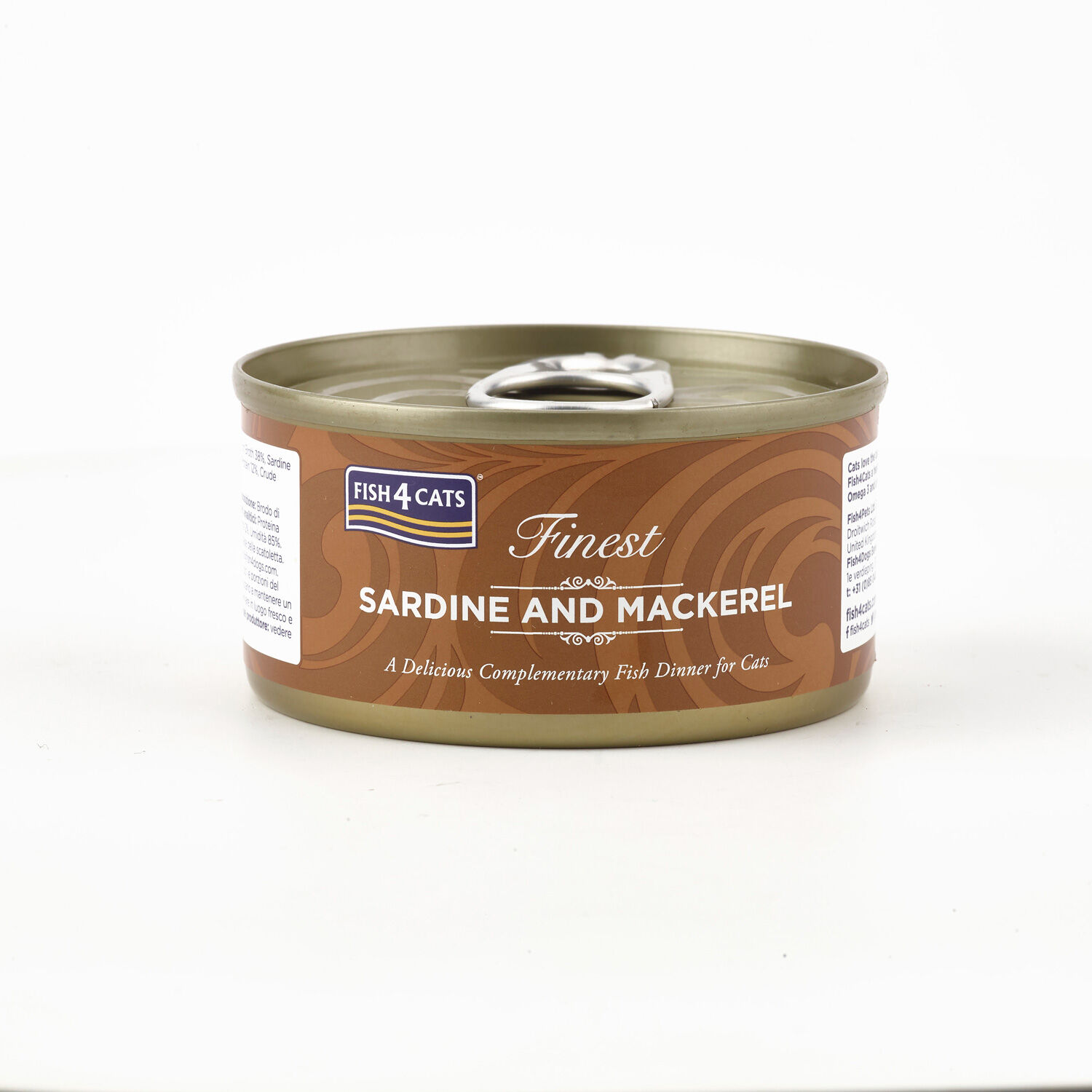 Fish4Cats Lata Filete Sardina con Caballa para gatos thumbnail