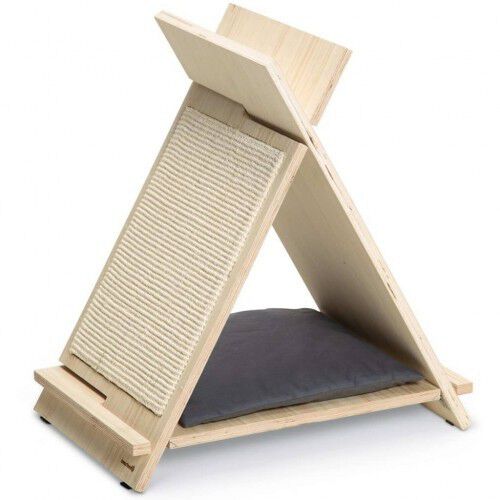 Mueble rascador Beeztees para gatos color Marrón