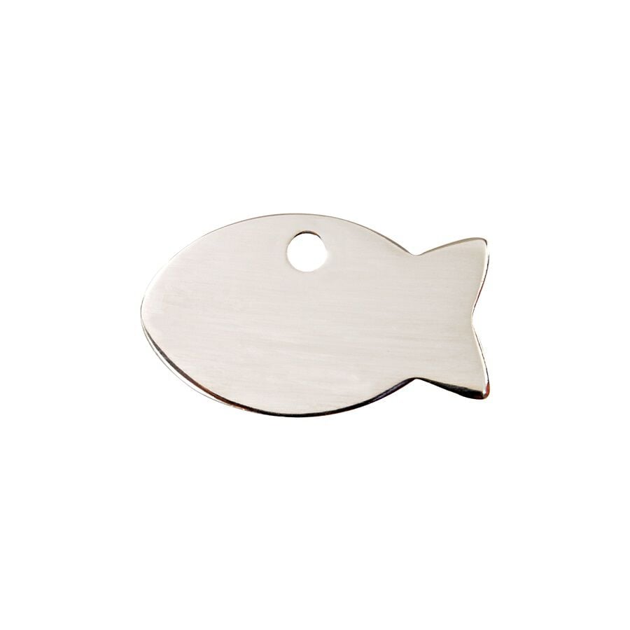 Placa identificativa Acero Inoxidable Pez para perros, , large Imagen numero 1