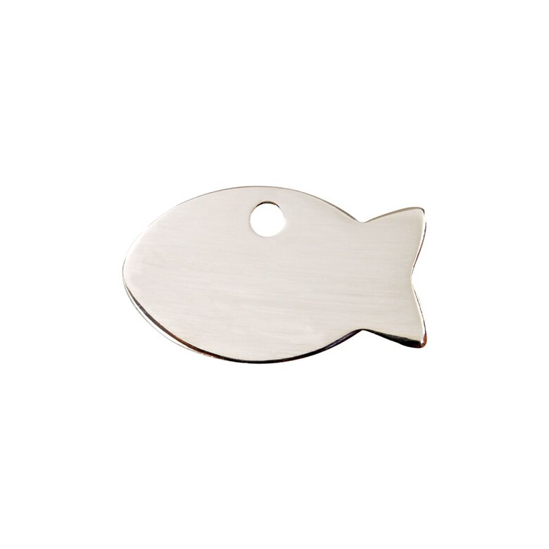 Placa identificativa Acero Inoxidable Pez para perros