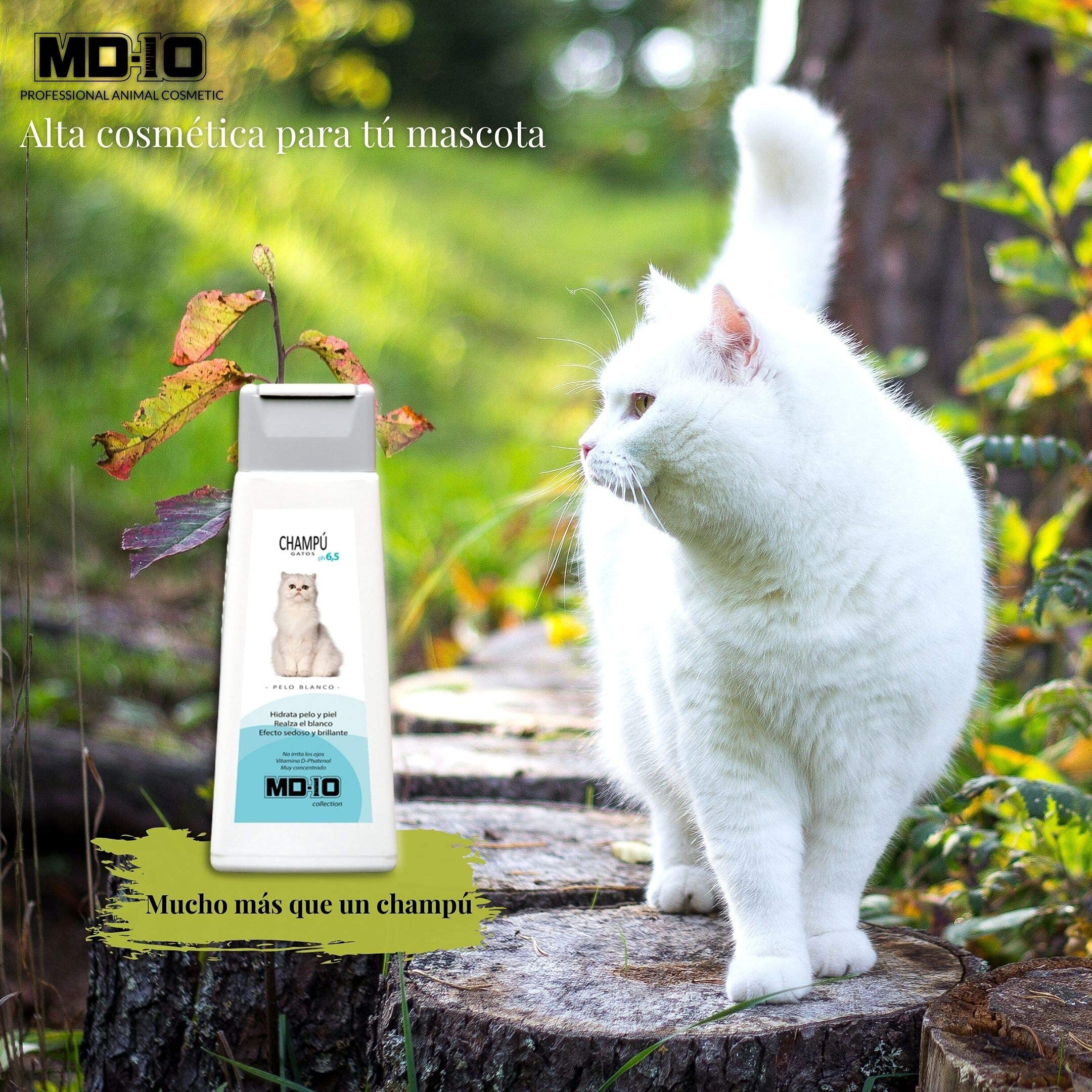 MD-10 COLLECTION Champú para Gatos de Pelo Blanco thumbnail
