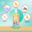 Nobleza Champú de Agua Muy Suave Para Perros y Gatos Especial para Cachorros y Gatito,Champú Perros Piel Sensible Con Fragancia de Coco Natural,Sin picaduras y sin alcohol,silicona,sls,paraben (500ml), , large indicador imagen numero 2