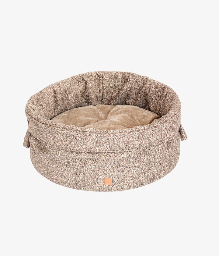 Pet and Co Cesta Duradera Louis Boucle Marr&oacute;n para Perros y Gatos, , large Imagen numero 4