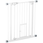 PawHut barrera de seguridad color blanco para mascotas, , large image number null