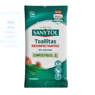 Sanytol Toallitas Húmedas Desinfectantes Multiusos para hogares