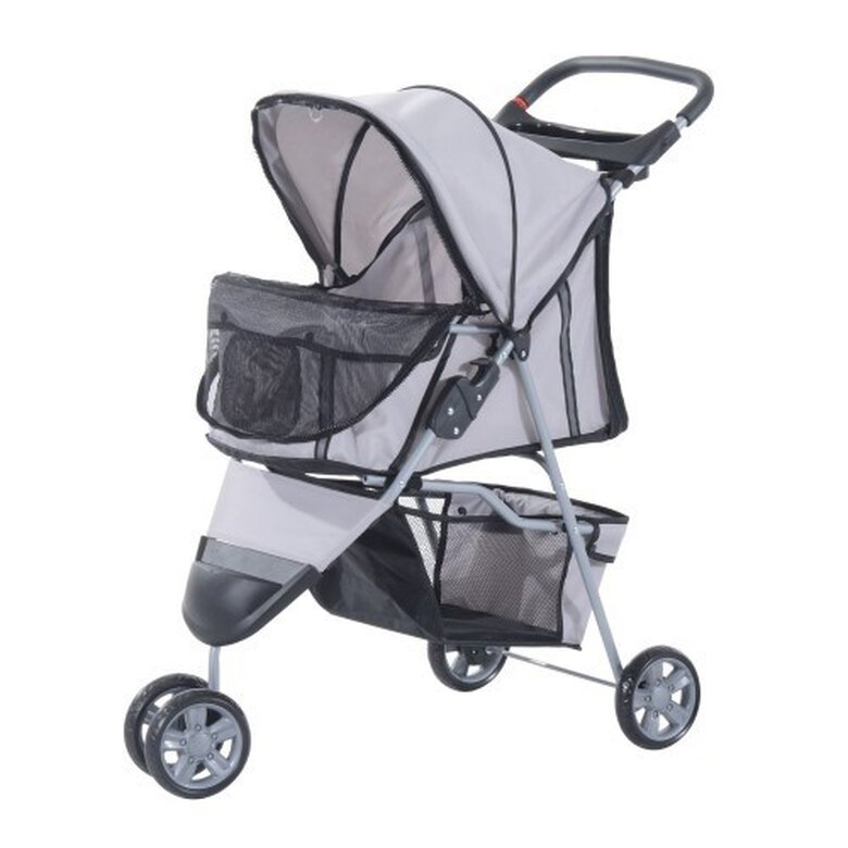 Cochecito plegable PawHut para mascotas color Gris, , large image number null