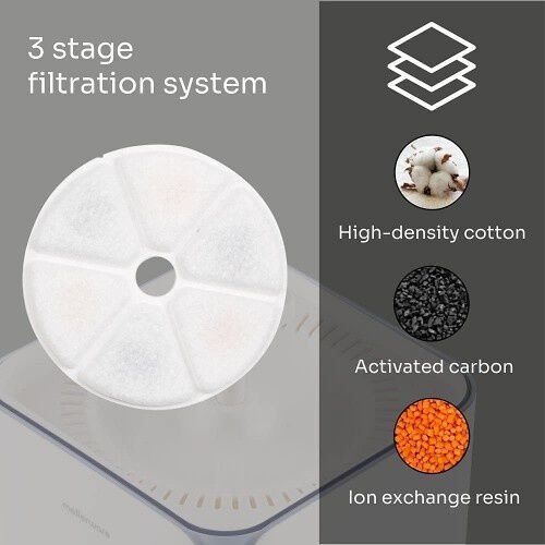 Mellerware petto bebedero autom&aacute;tico blanco para mascotas, , large Imagen numero 4