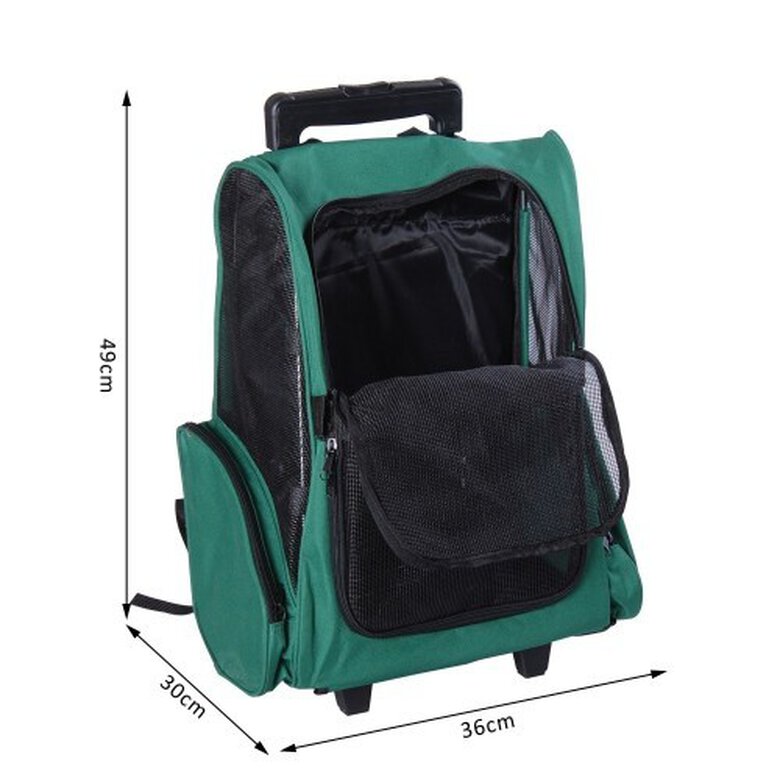 Transportín/Carrito PawHut 2 en 1 color Verde, , large image number null