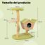 COSTWAY 110cm Árbol para Gatos, Torre de Madera para Gatos con Plataforma Superior Acolchada, Condominio, Postes para Rascar, Plataforma de Salto, Centro de Actividades para Gatos con Bolas, , large indicador imagen numero 5