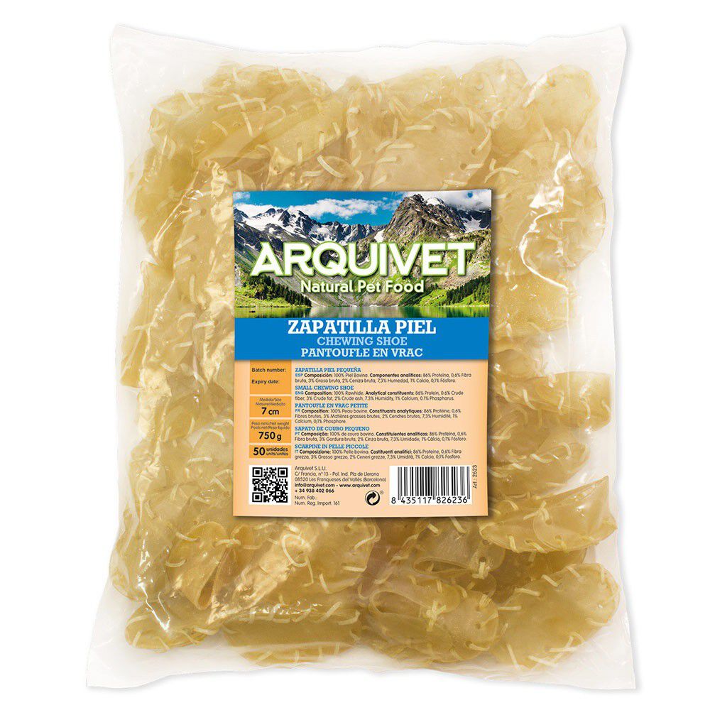 Snack Zapatillas de piel para perros sabor Neutro thumbnail