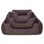 WUAPU CAMA RECT. SERIE BEGUR 60x50x12 MARRON, , large indicador imagen numero 4