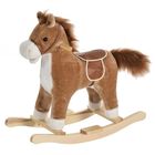 Juguete caballo cabalancín Homcom para niños color Marrón, , large image number null