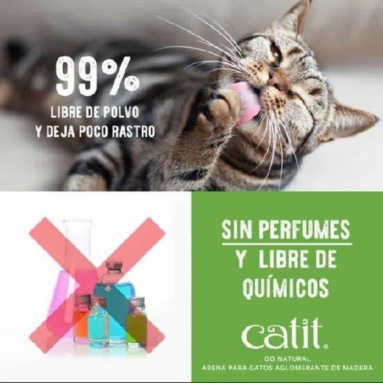 Catit Go Natural! arena aglomerante para gatos, , large image number null