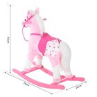 Balancín Peluche caballito Homcom  color Rosa, , large image number null