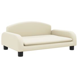 vidaXL Cama de Tela Crema para perros