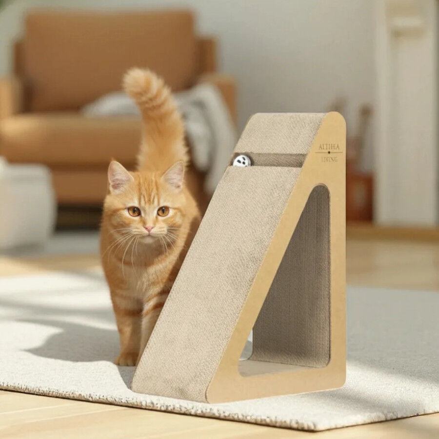 Althea Living - Rascador para gatos Rompeolas, cart&oacute;n corrugado, , large Imagen numero 4