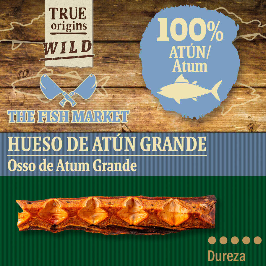 2 uds. True Origins Hueso de At&uacute;n Grande Snack para perros, , large Imagen numero 4