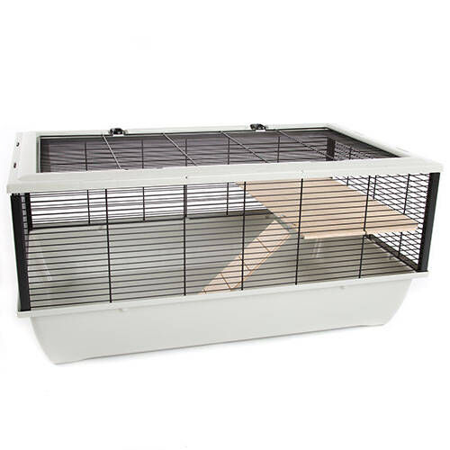 TK-Pet Wood jaula para h&aacute;mster 2 pisos con rampa Imagen numero 1