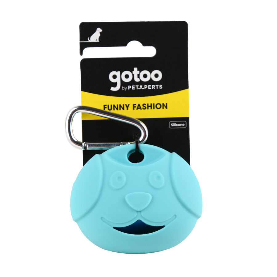 Gotoo Porta bolsas silicona azul para perros, , large Imagen numero 5