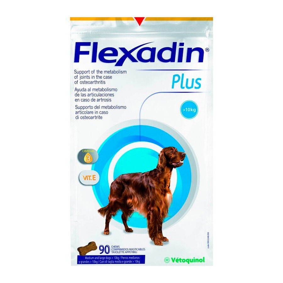 Flexadin Plus Condroprotector para perros de razas medianas y grandes