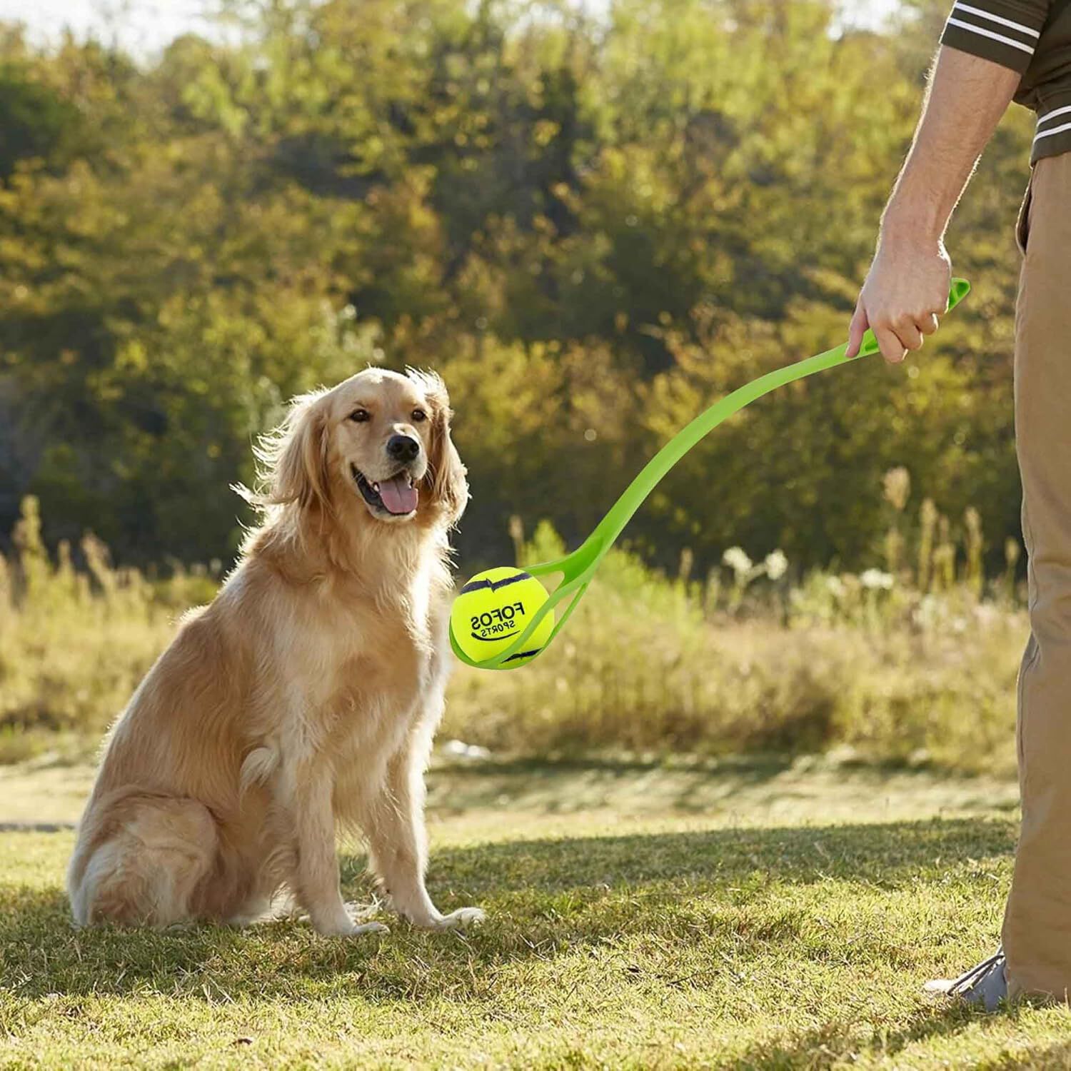 Lanzador de Pelotas FOFOS para Perros &ndash; Con Pelota Incluida, , large Imagen numero 2