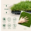 Outsunny Césped Artificial Verde Oscuro, , large indicador imagen numero 4